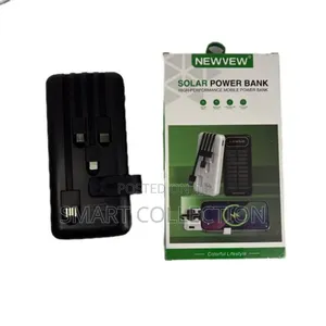 Newview 10,000 Mah High Performance Solar Powered Powerbank