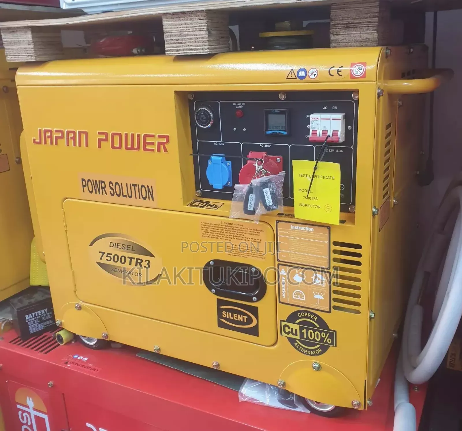 Diesel 7500rt3 Japan Power Silent Generator