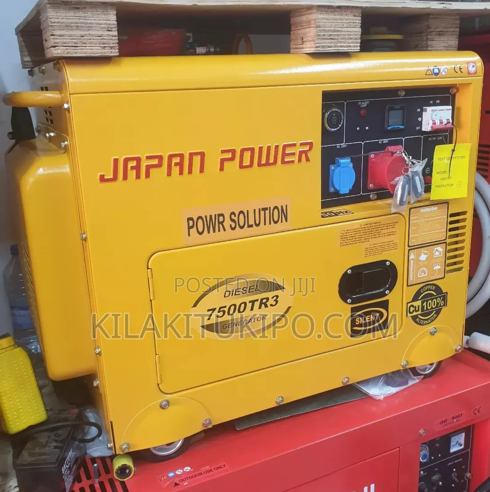 Diesel 7500rt3 Japan Power Silent Generator