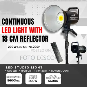 Led Cb-Vl200p Studio Photo Video Light
