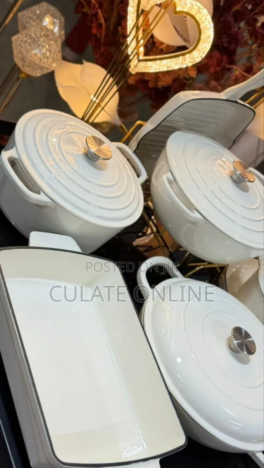 7pcs Cast Iron Non-Stick Cookware Set