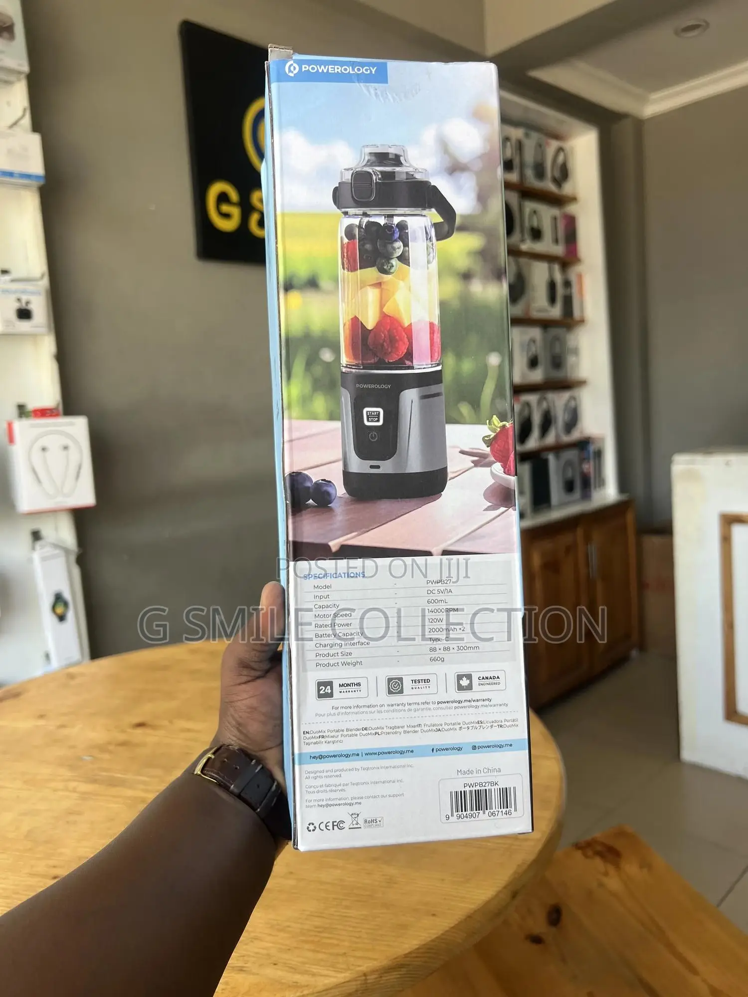 Powerology Duomix Portable Blender