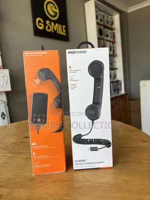 Porodo Classic Retro Phone Handset With Type-C Connector