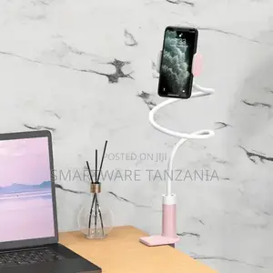 Hoco Ph23 Balu Mobile Phone Stand Gooseneck Lazy Holder Pink