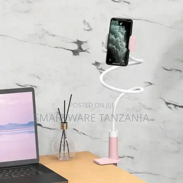 Hoco Ph23 Balu Mobile Phone Stand Gooseneck Lazy Holder Pink