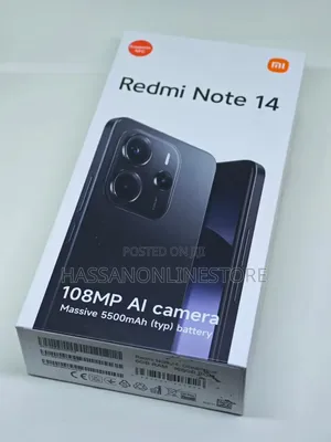 New Xiaomi Redmi Note 14 4G 128 GB Black