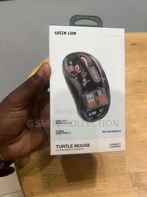 The Green Lion Turtle Wireless Mouse