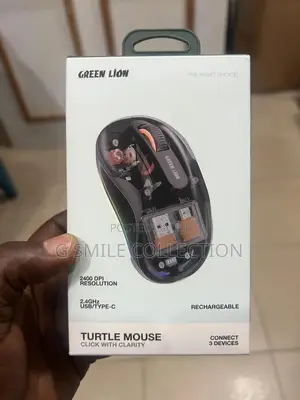 The Green Lion Turtle Wireless Mouse
