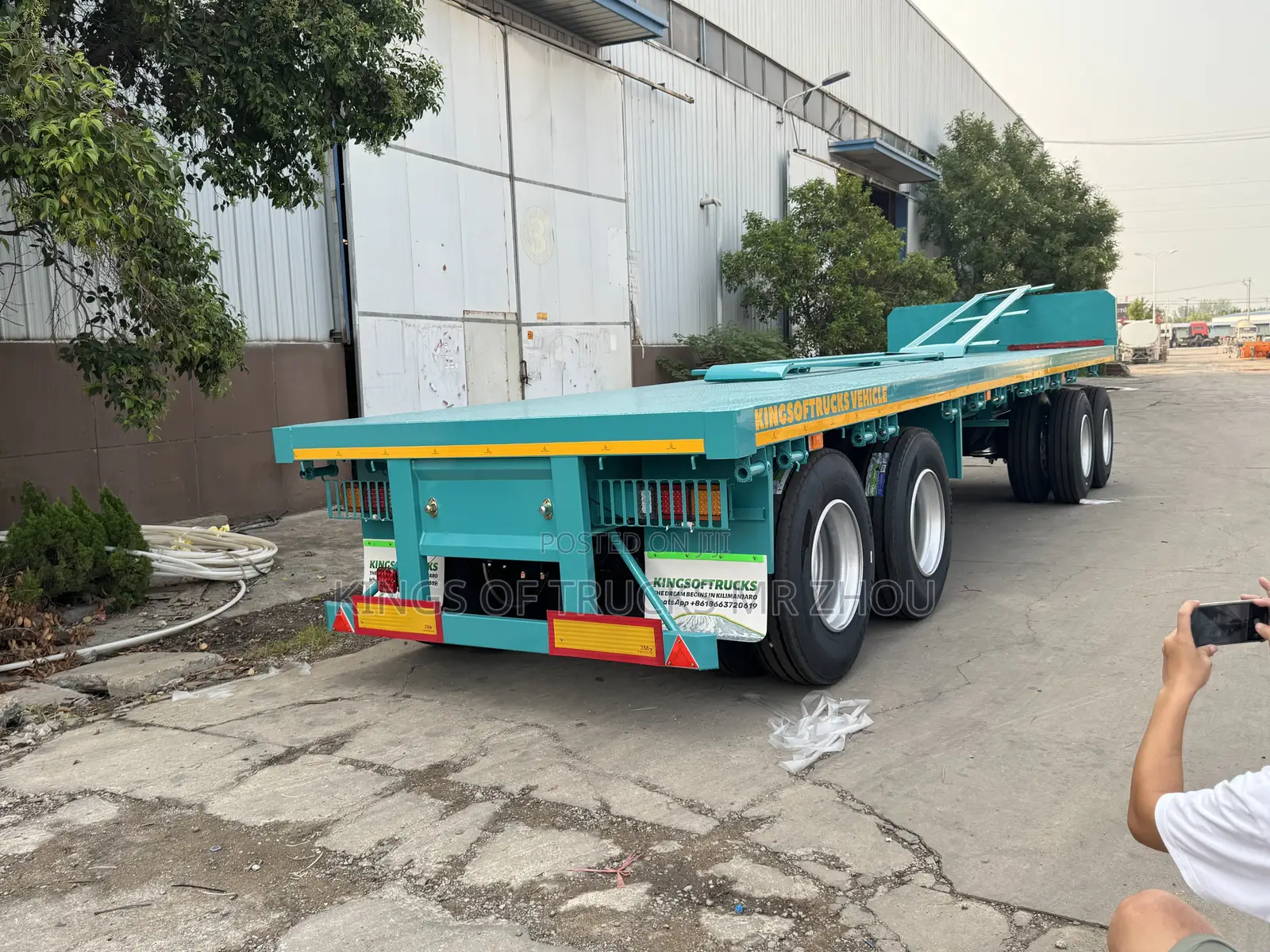 Ready for Order Brand New 4 Axles Full Trailer