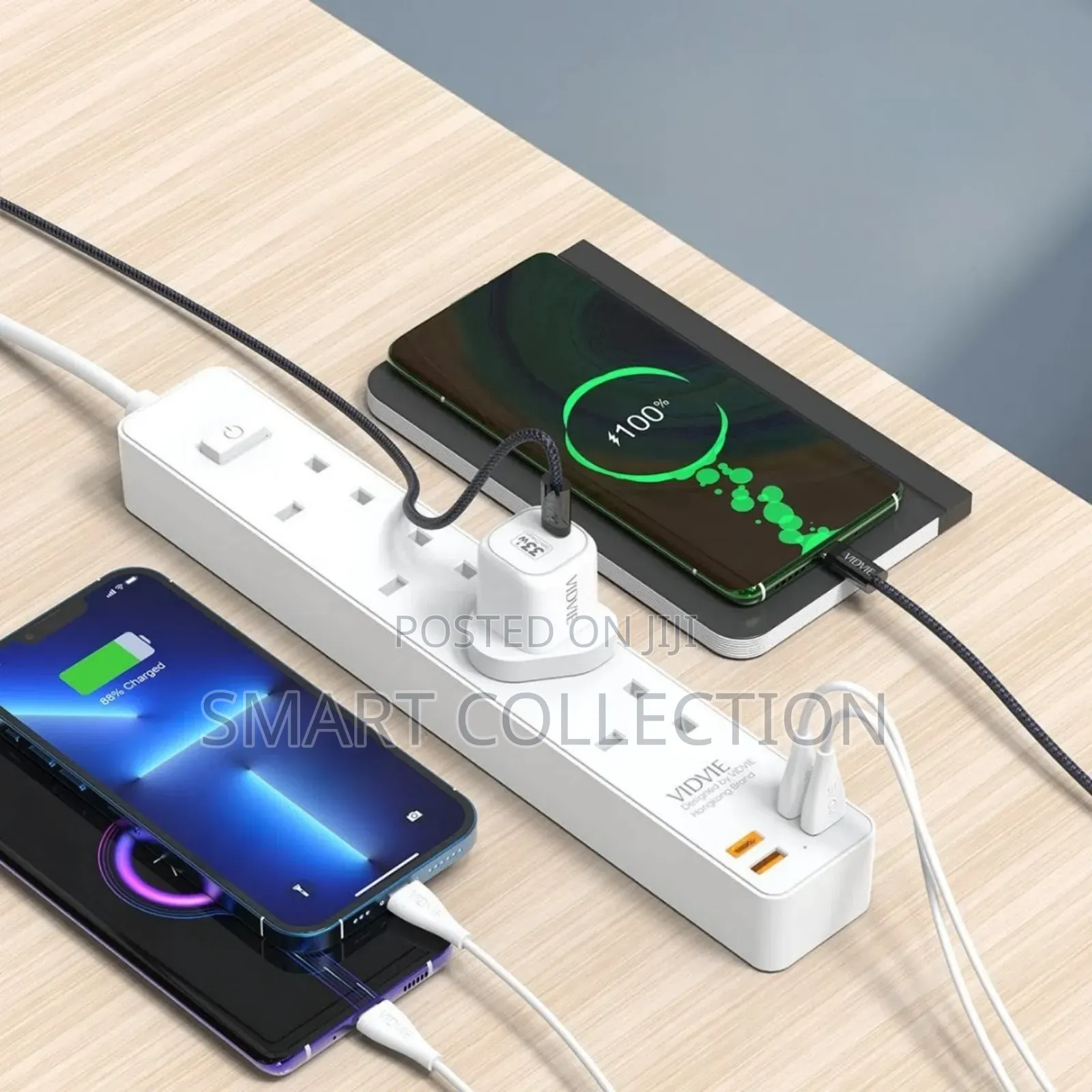 Vidvie Extension Cable 1.8m With 3 Usb 3a Output