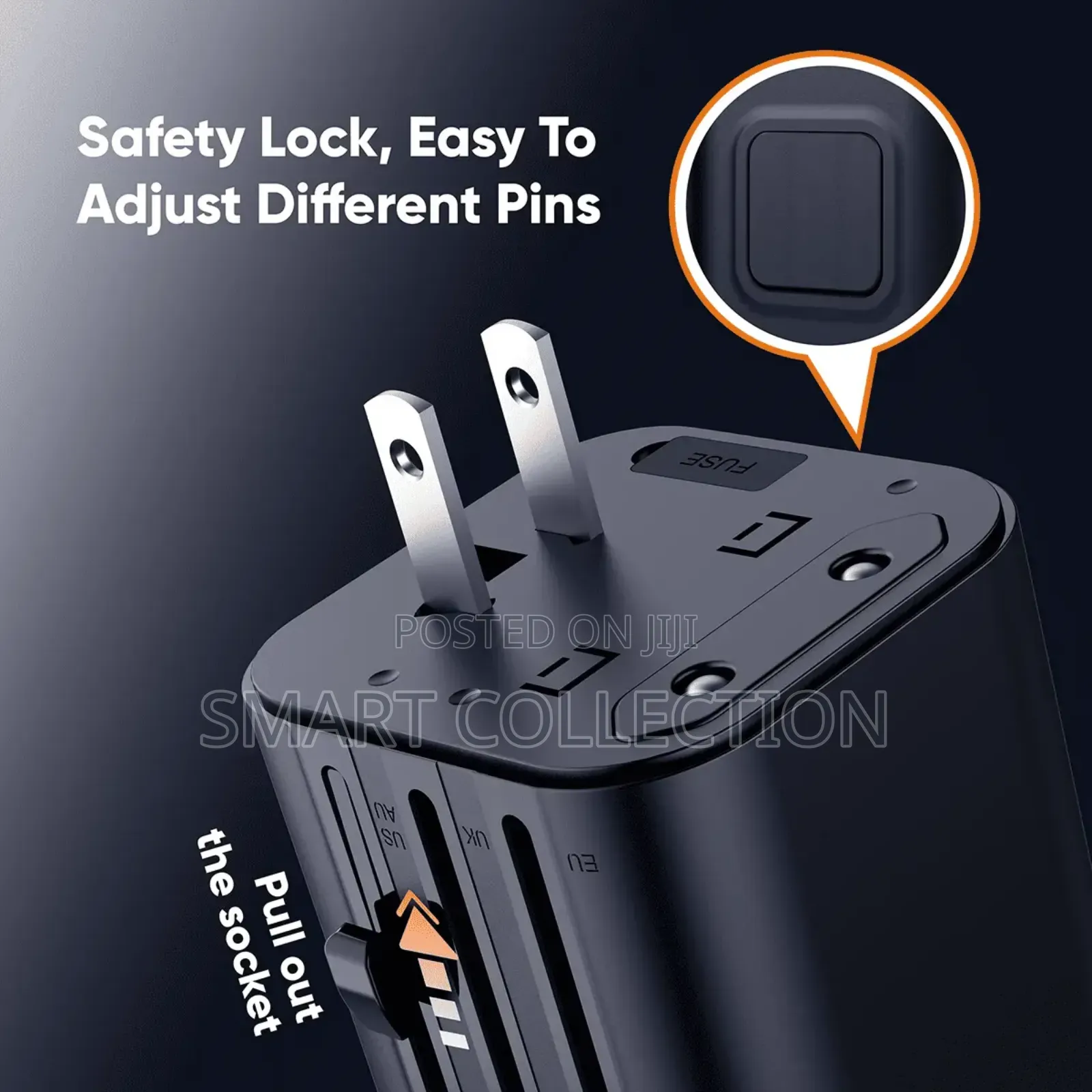 Vidvie Global Universal Convesion Charger 10a Fuse Rating