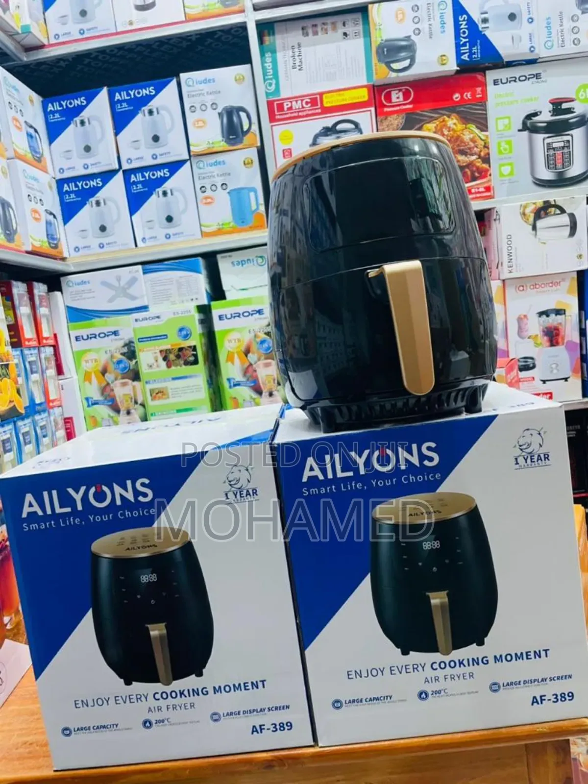  Ailyons Air Fryer Af-389 – Pika Bila Mafuta, Afya Kila Siku!
