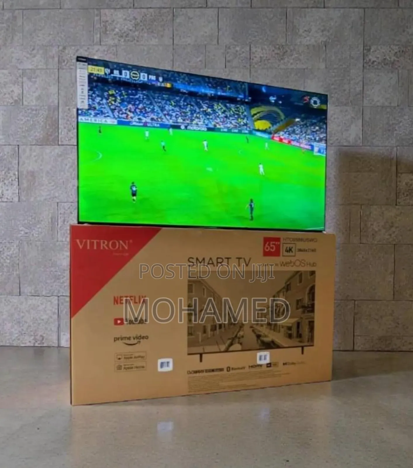 Vitron 65” Smart Tv – Ultra Hd, Screen Kubwa Ya Kifahari!