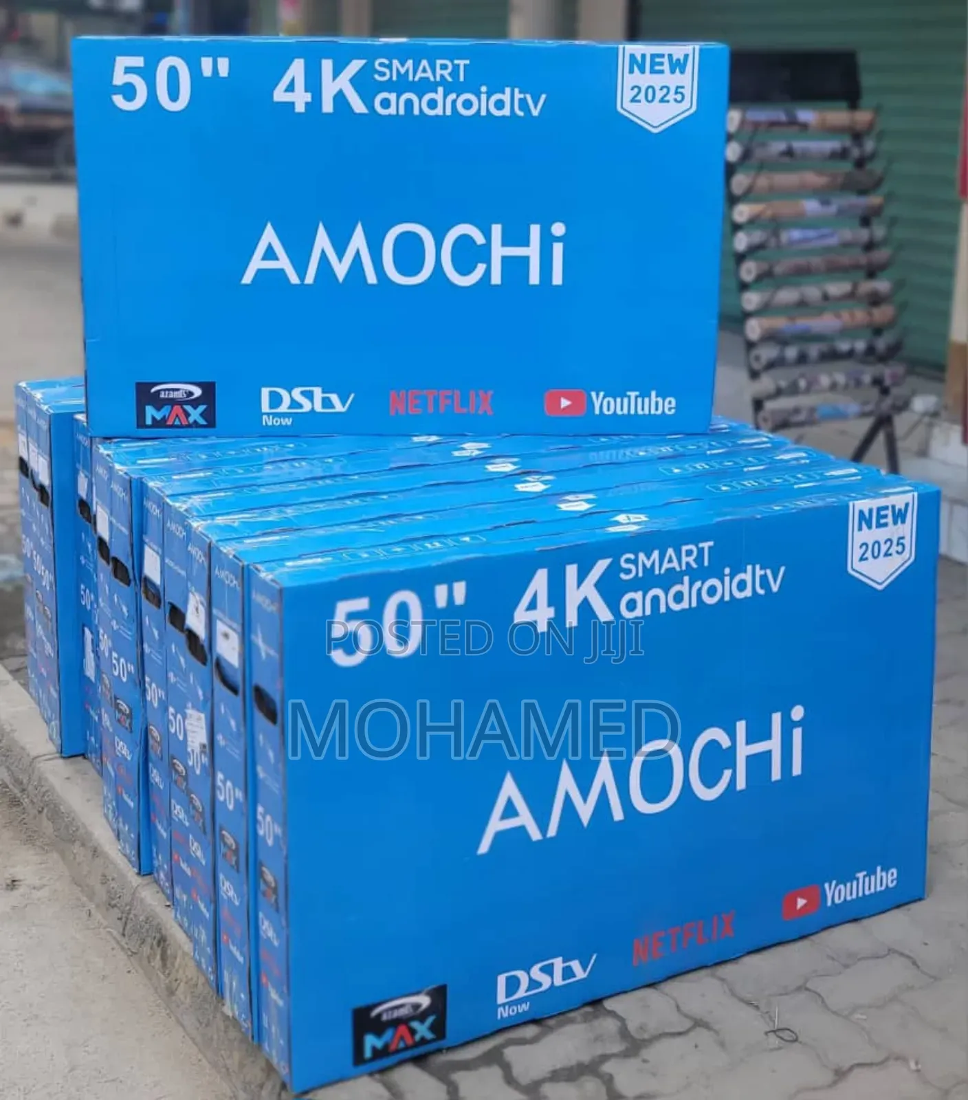  Amochi 50” Smart Android Tv – New 2025