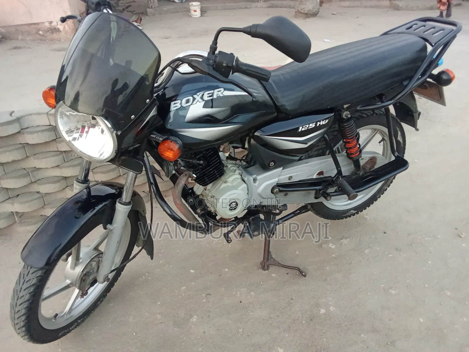 New Bajaj Boxer 125 2025 Black