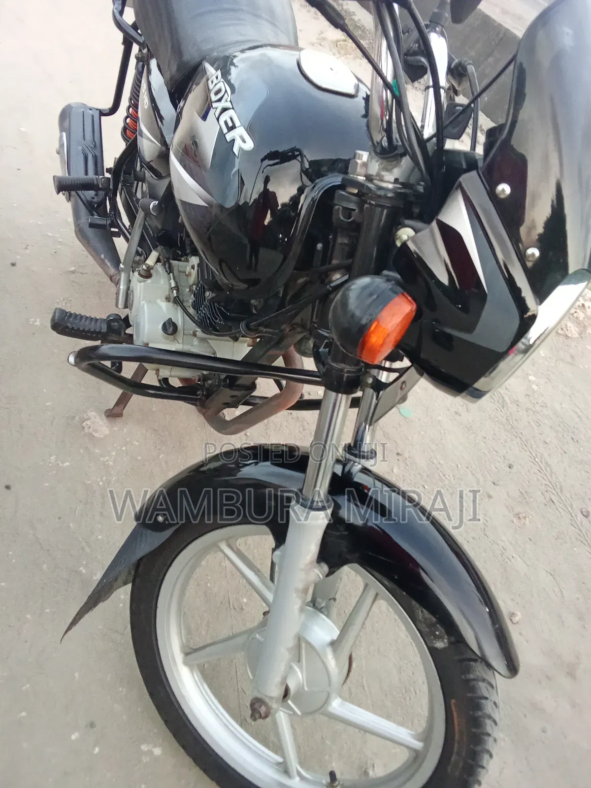 New Bajaj Boxer 125 2025 Black