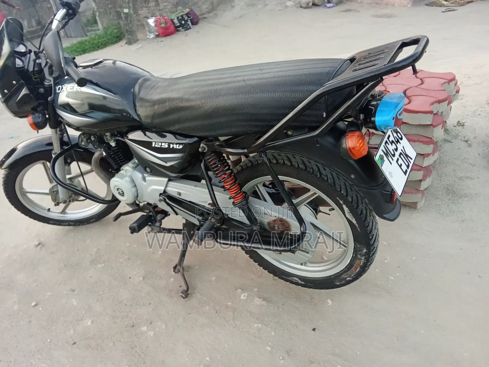 New Bajaj Boxer 125 2025 Black