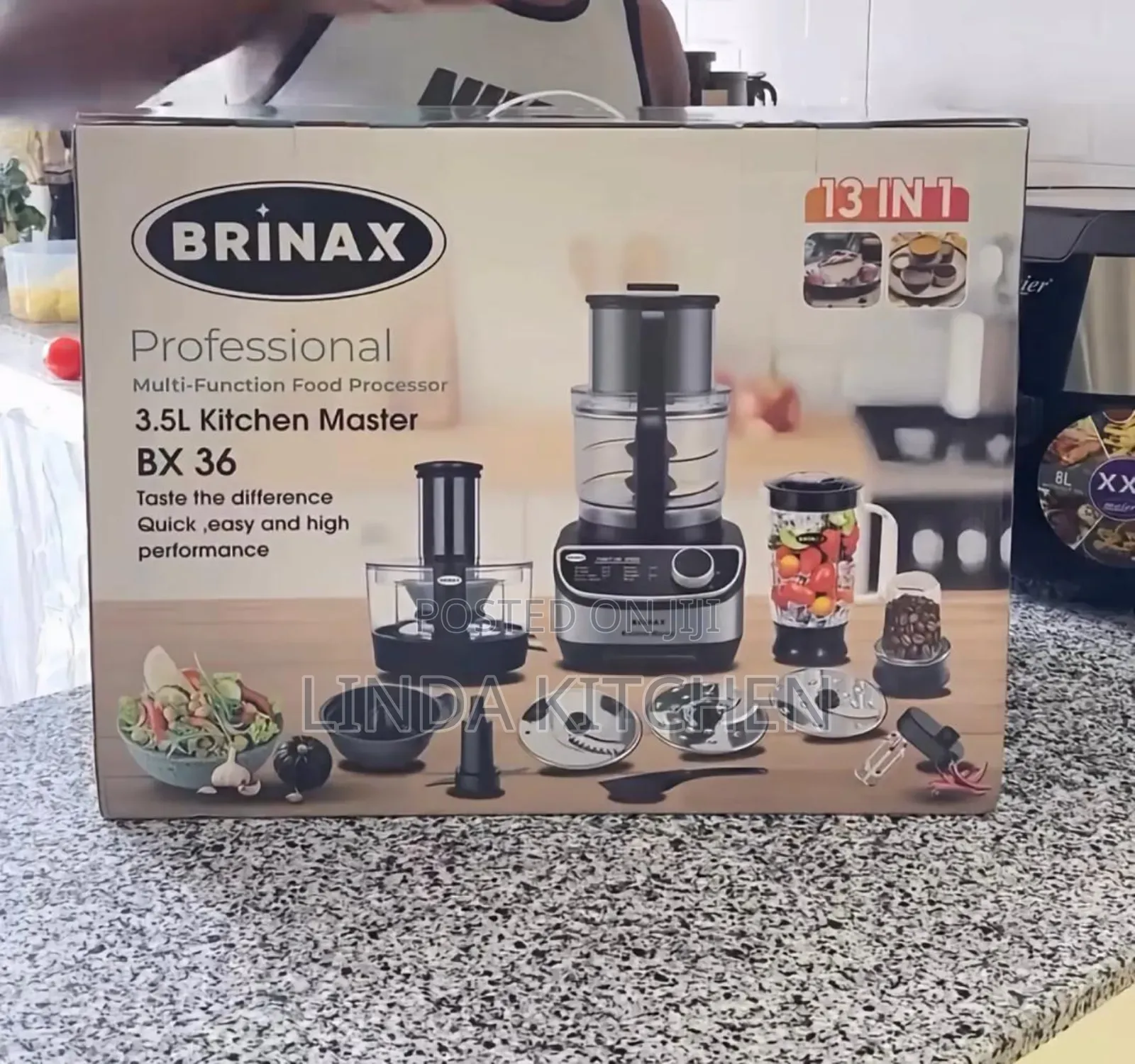 Brinax Multifunction Food Processor 13 in 1(Kitchen Master)