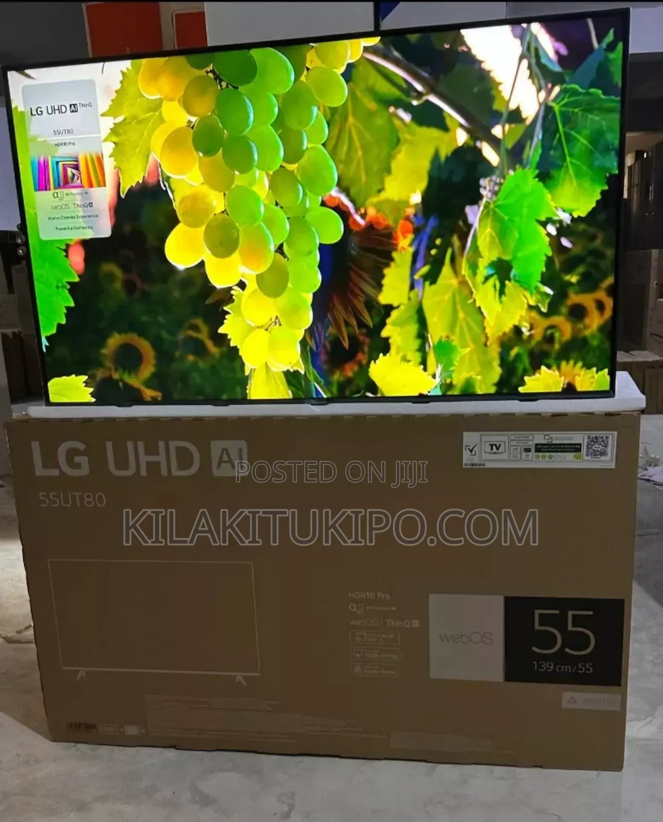 55 Inch Lg Uhd Ai Ut80 Smart Tv Ai Magic Remote Hdr10 Webos24