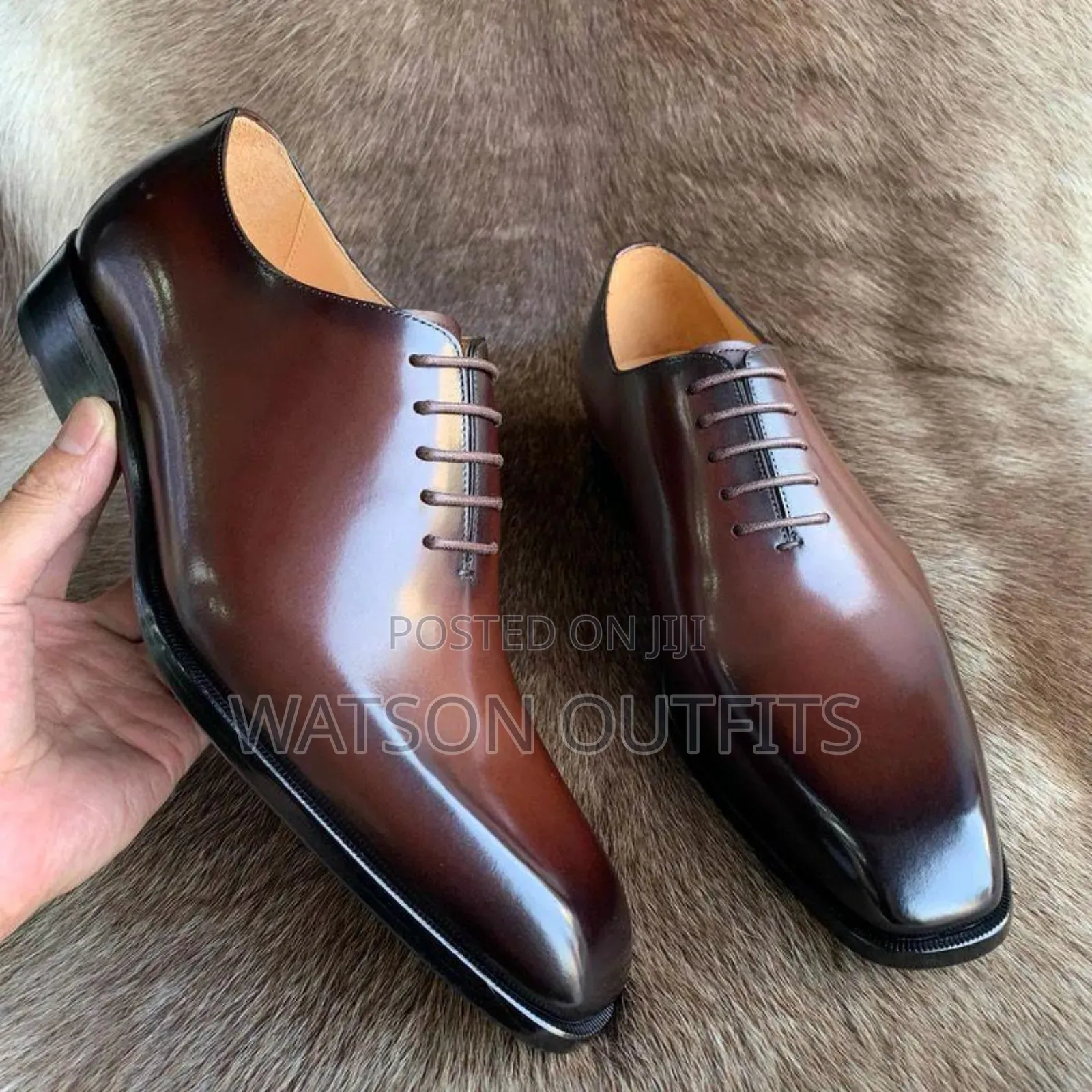Men's Leather Moccasins or Shoes in Craze or Fod Form