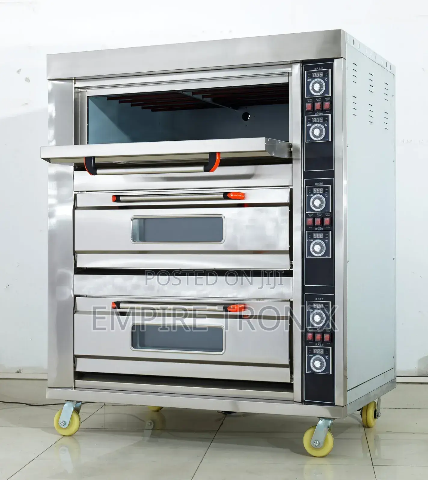 HGB-60d 3-Deck 6-Tray Electric Oven 19.8kw