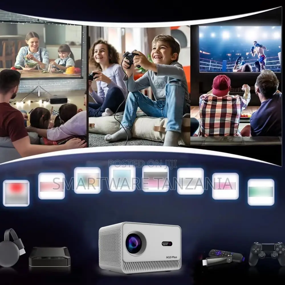 Kayesu Led Projector Android 12 Wifi Bluetooth Hd 1080p Home
