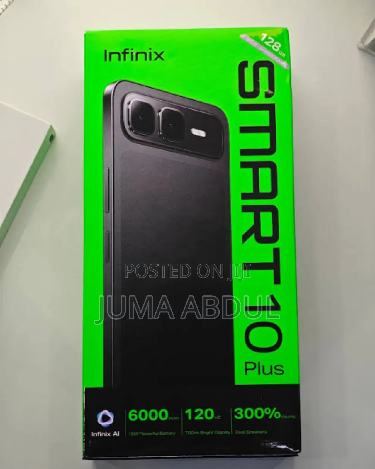 New Infinix Smart 10 Plus 128 GB Black