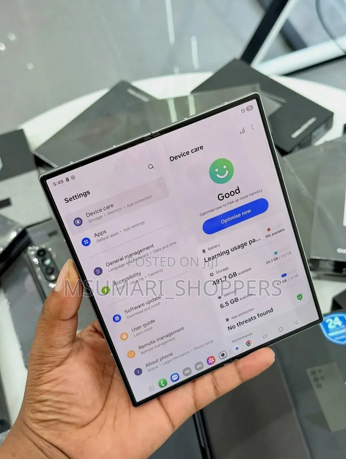 New Samsung Galaxy Z Fold6 256 GB Silver