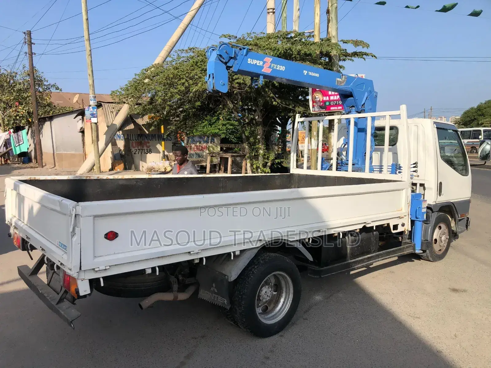 Mitsubishi Canter Crane 4d35 1994 White