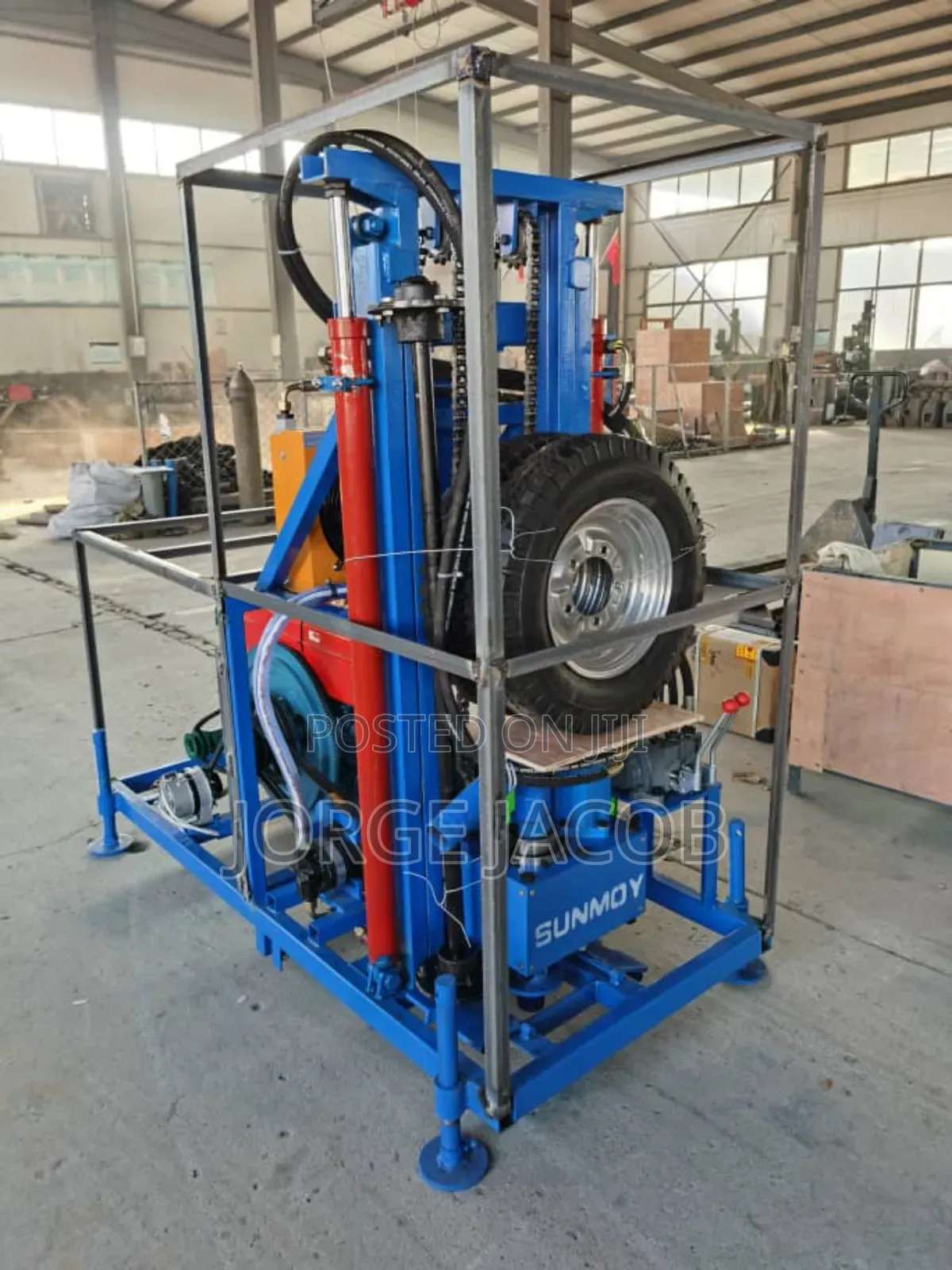 Sunmoy Hf260d Diesel Engine Hydraulic Water Well Drilling Rig.