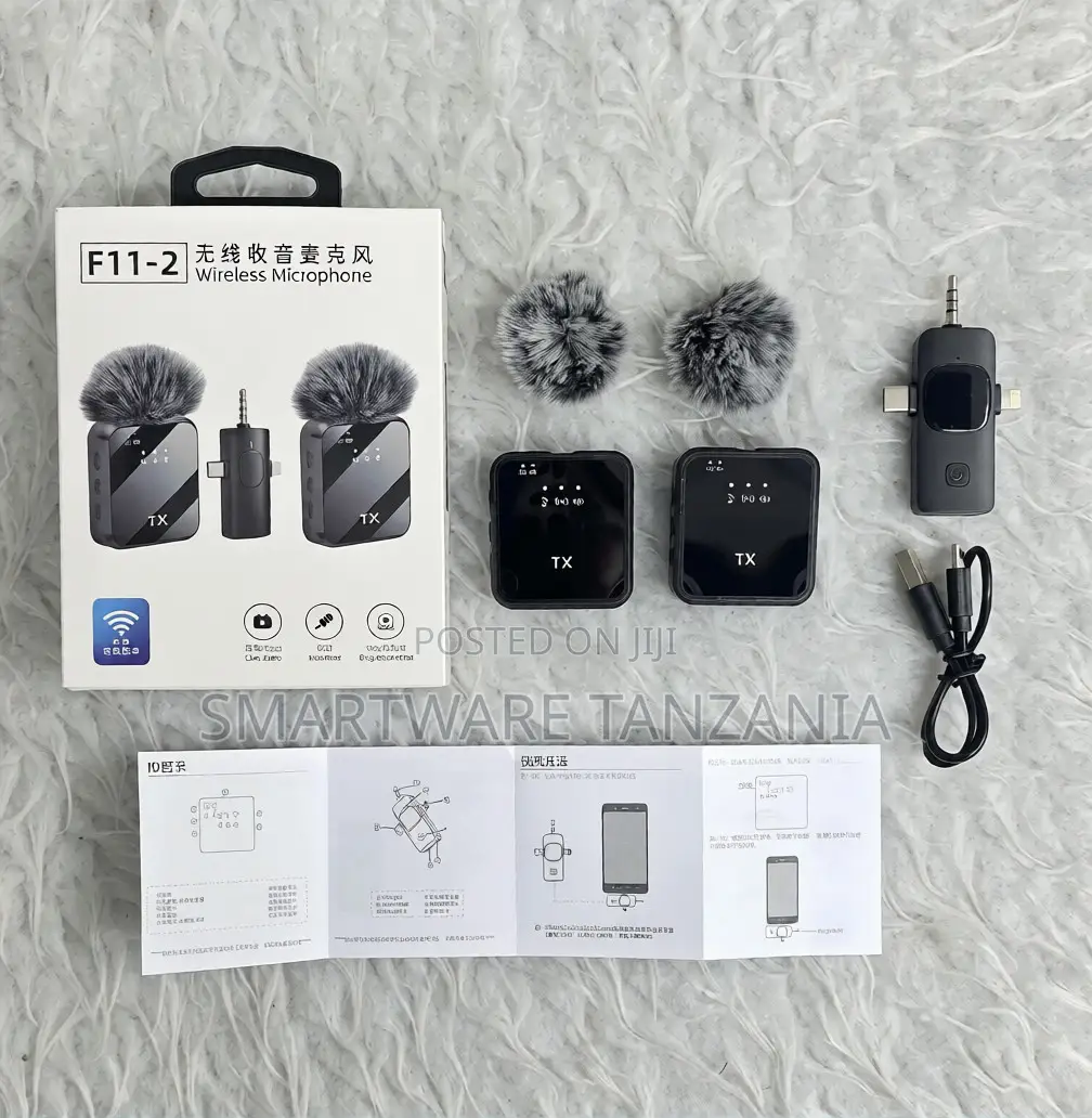 F11-2 Professional Wireless Microphone Set Dual Transmitter