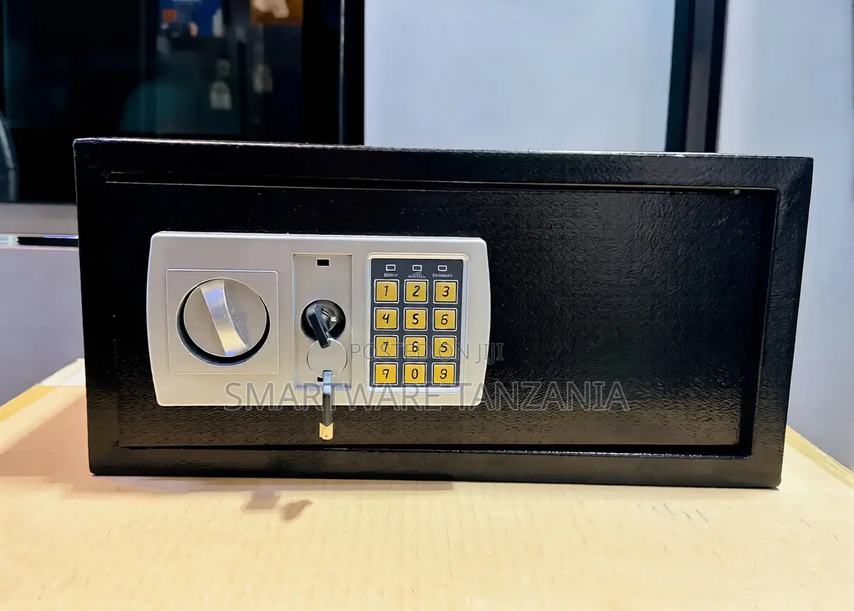 Black Digital Electronic Safe Box Keypad Lock for Home, Office, Hotel