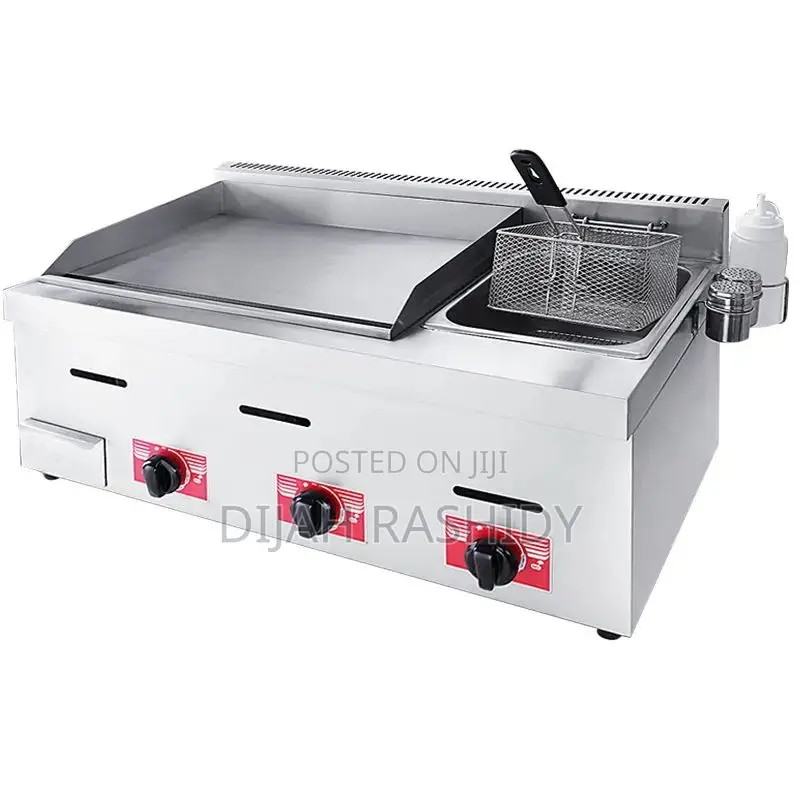 Griddle With Deep Fryer