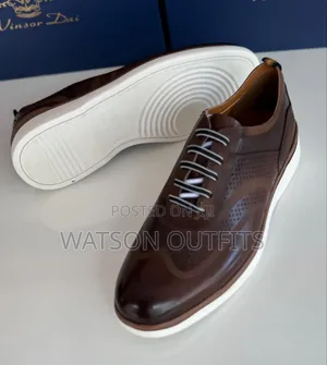 Men's Leather Shoes Exclusively Robust