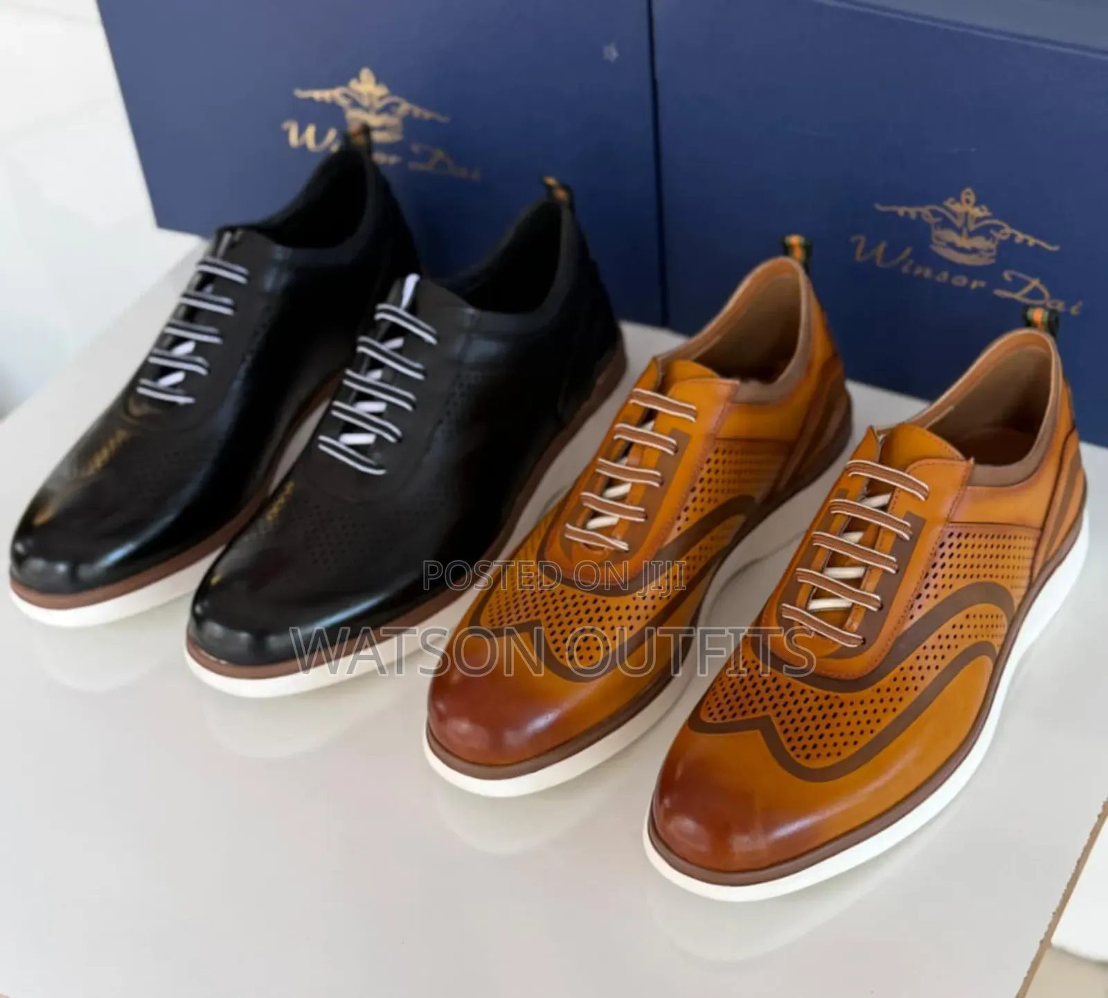 Men's Leather Shoes Exclusively Robust
