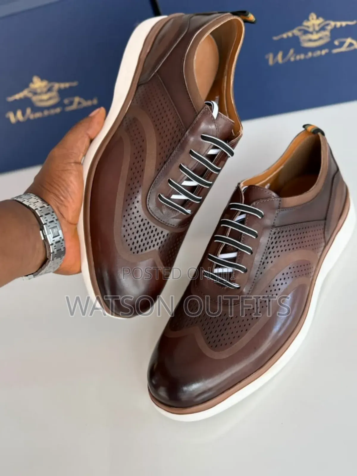 Men's Leather Shoes Exclusively Robust