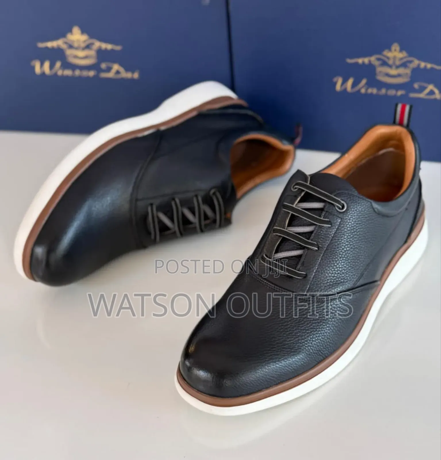Men's Leather Shoes Exclusively Robust