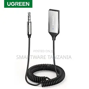 Ugreen Bluetooth 5.3 Car Aux Adapter Wireless Audio Receiver Usb 3.5mm