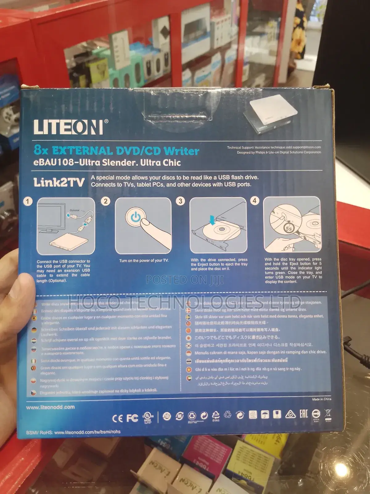Liteone External USB DVD Rom