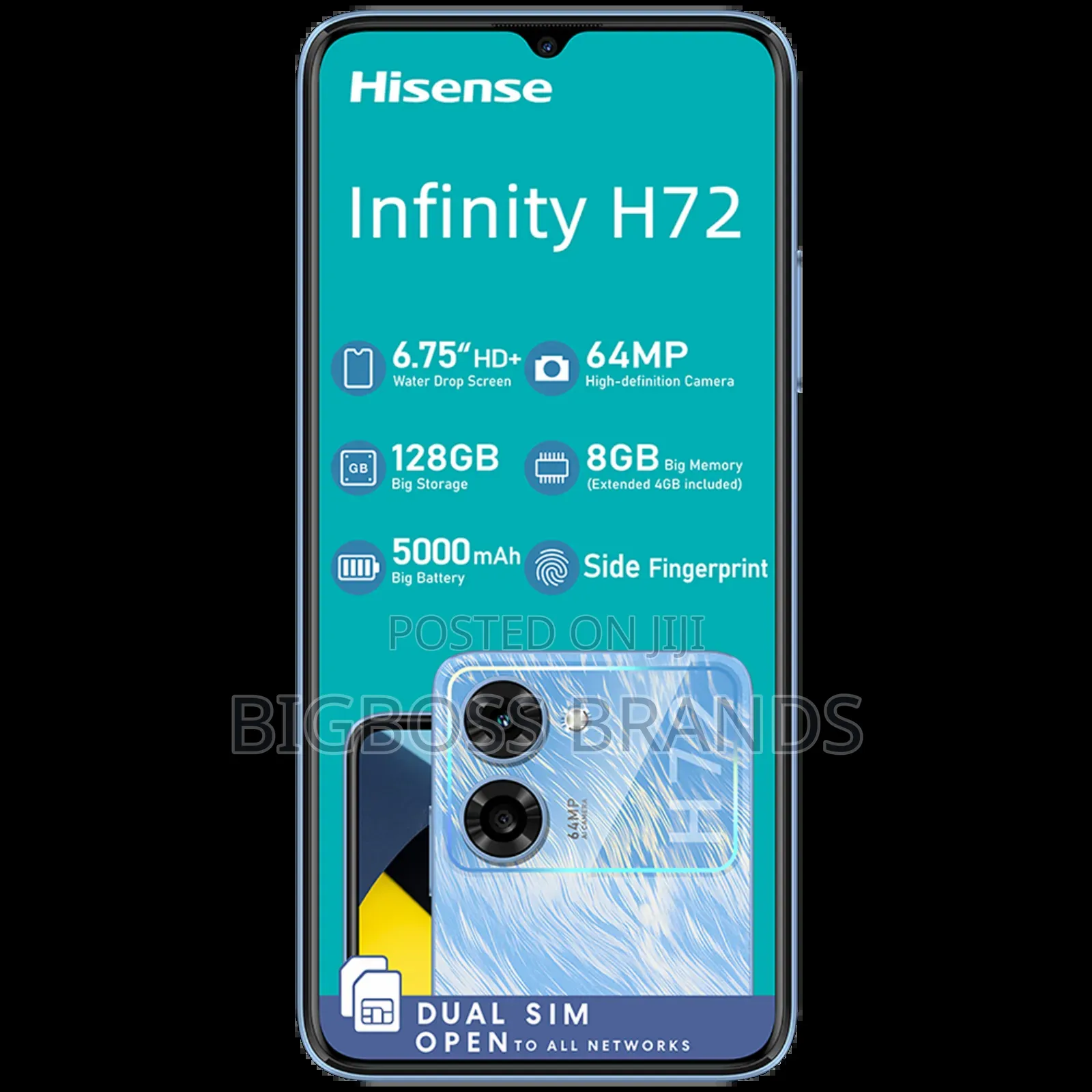 New Hisense Infinity H72 Pro 128 GB