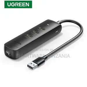 Ugreen 5-in-1 Usb Hub With Ethernet Adapter 3 Usb 3.0 Gigabit Rj45
