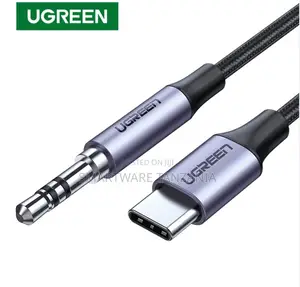 Ugreen Usb-C to 3.5mm Aux Audio Adapter Braided Headphone Cable Hi-Fi