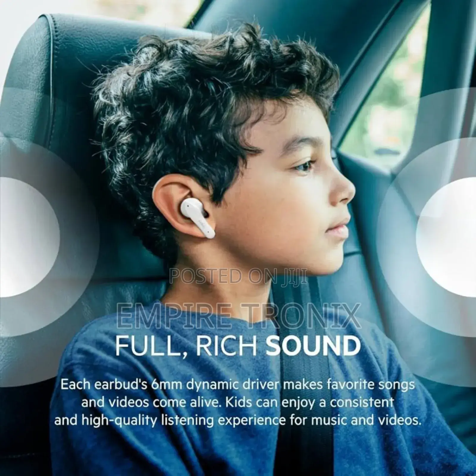 Belkin Soundform Nano Kids Wireless Earbuds