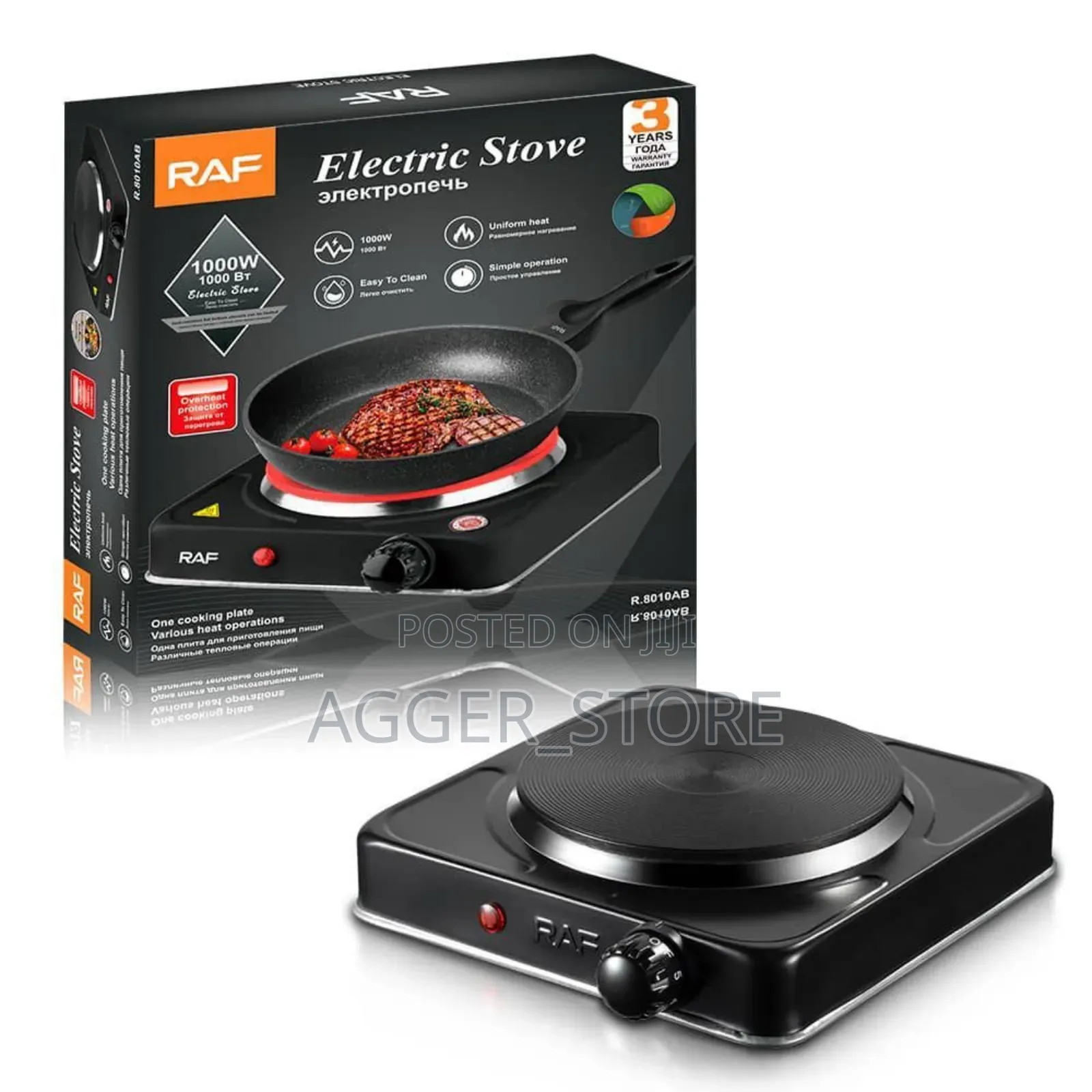 Raf Electric Stove 1000watts