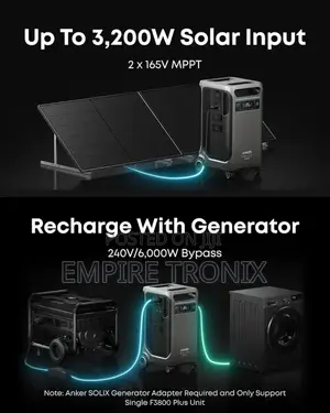 Anker Solix F3800 3840wh 6000w Power Station