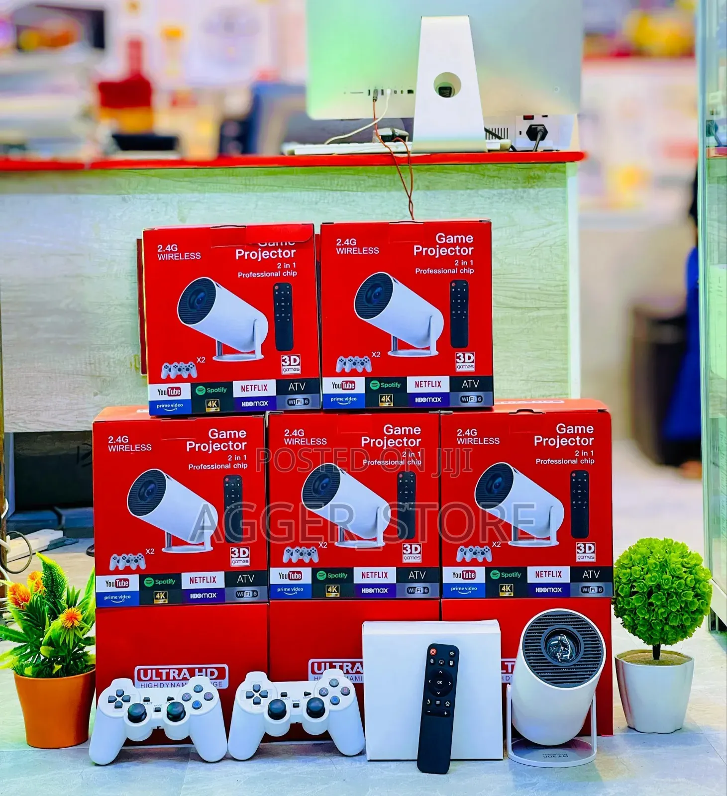 Game Projector (With 2 Pads)