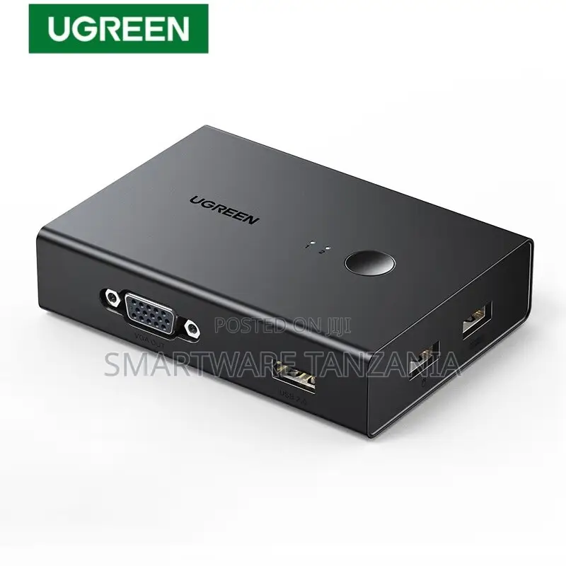 Ugreen Vga KVM Switch 2 Pc to 1 Monitor 1920x1080 60hz Keyboard Mouse