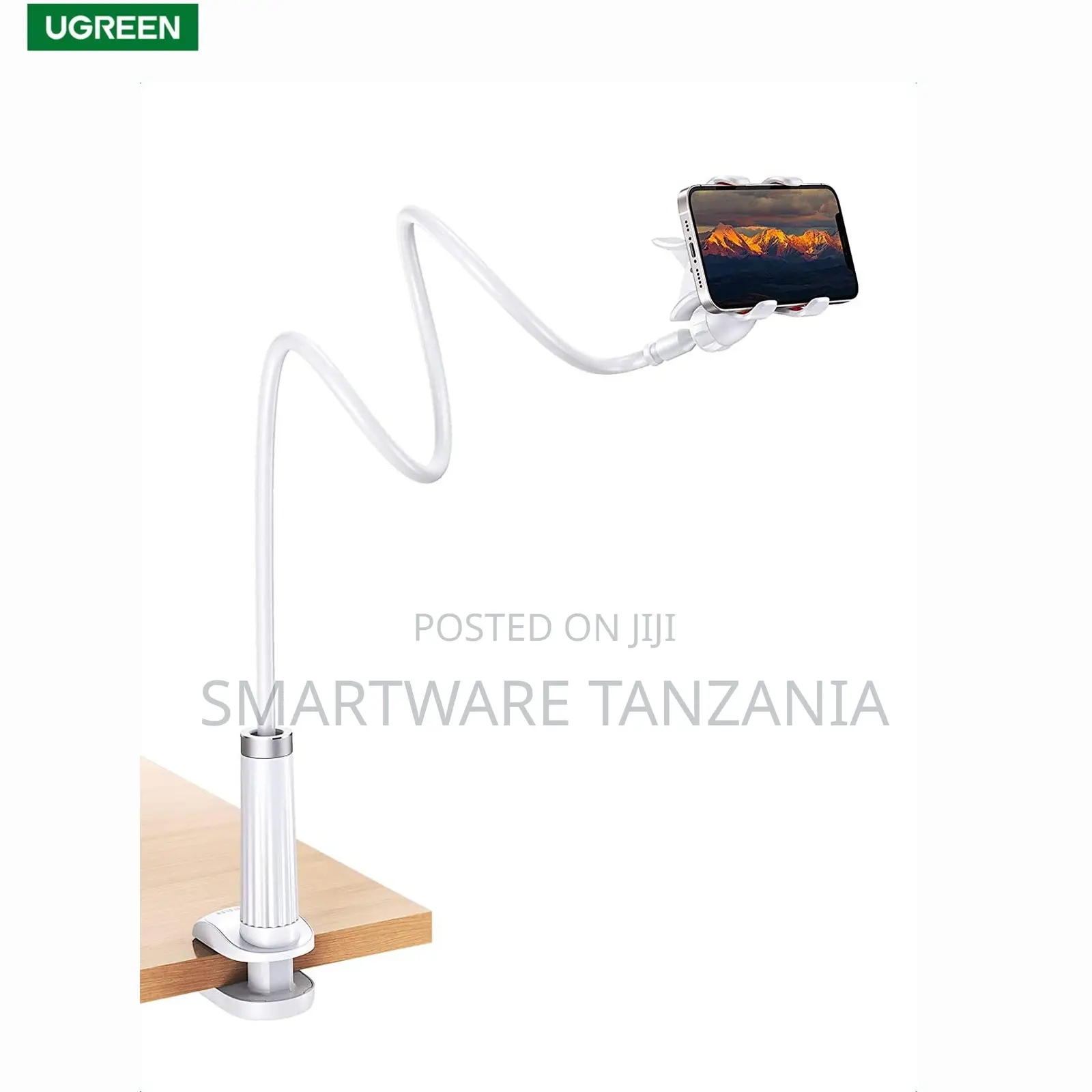 Ugreen Gooseneck Phone Holder Flexible Arm Clamp Mount For Bed Desk