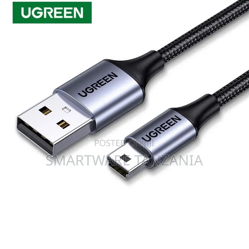 Ugreen Mini Usb Cable Usb 2.0 Type-a To Mini-b Braided Charging Cord