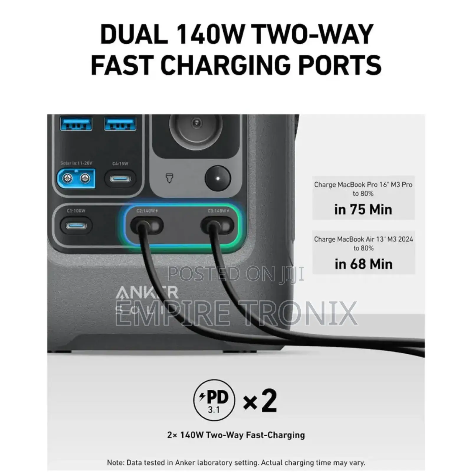 Anker Solix C300 Dc 288wh 300w Portable Power Bank